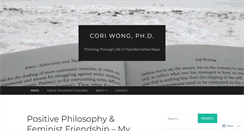 Desktop Screenshot of coriwong.com